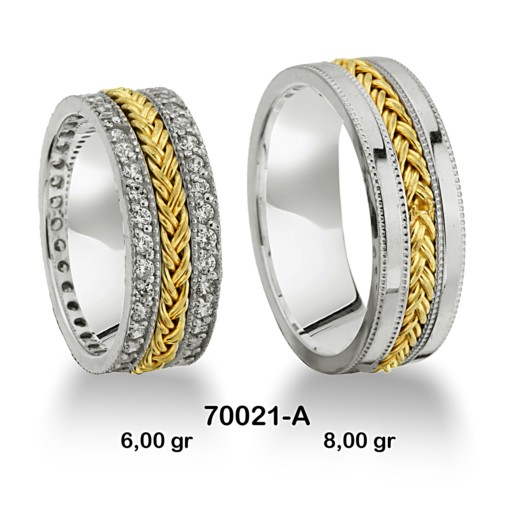 Sarı Alyans Modeli-70021-A
